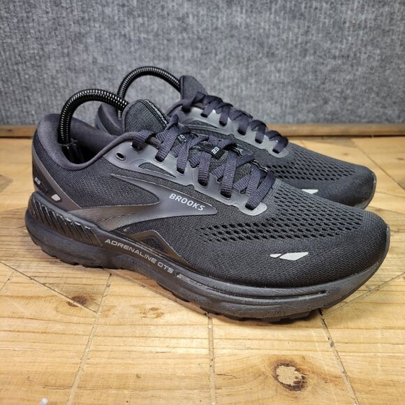 Brooks Adrenaline GTS 23 Women's Size 10 Running Shoes Triple Black 1203811B020 - Picture 1 of 12